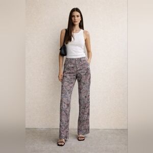 Pilcro Floral Skinny Pants Size 27 | Anthropologie Rose Print
